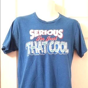 Boy's graphic Blue Short Sleeve T-Shiry. Youth XL